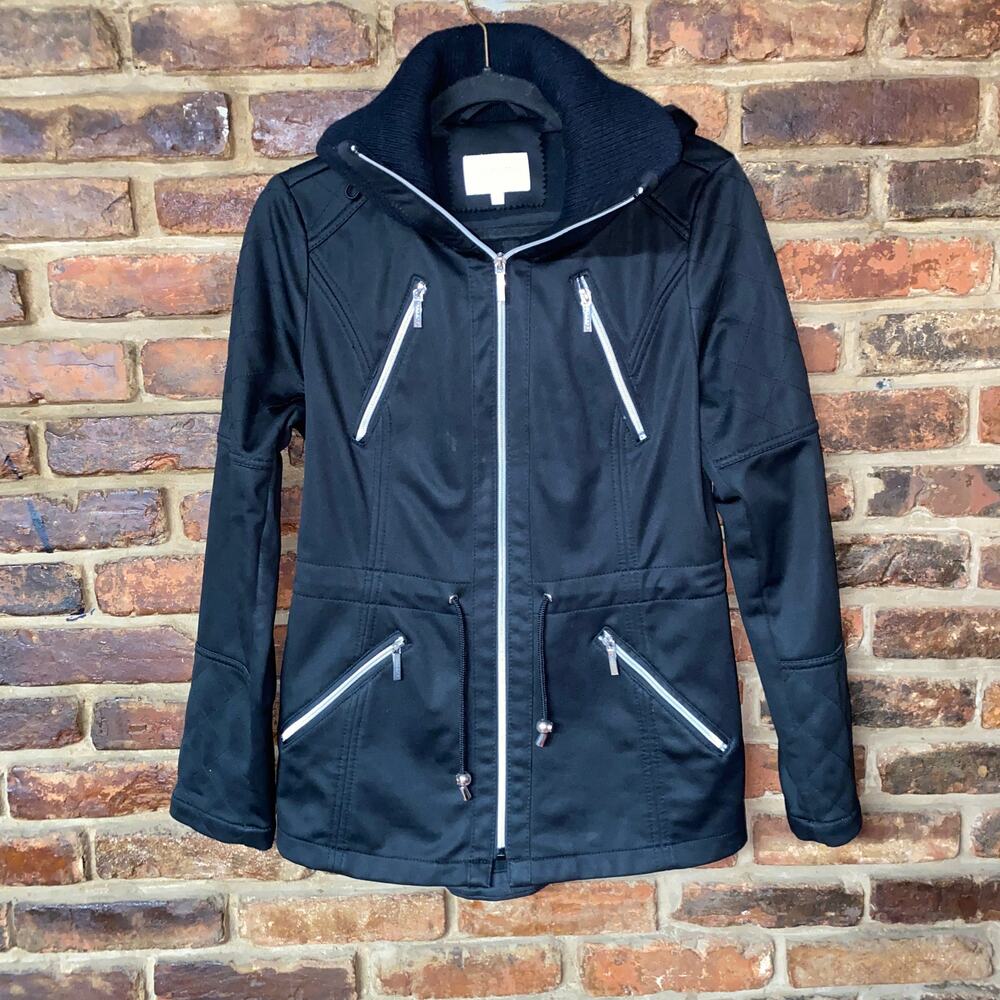 Laundry by Shelli Segal Black Lightweight Softshell Jacket Women's Size XS
